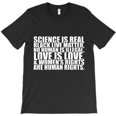 Science Is Real T-shirt Designed By Manish Shah
