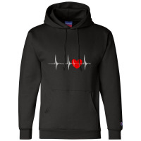 Cardiologist Heart Ekg Heartbeat Pulseline Cardiology T Shirt Champion Hoodie | Artistshot