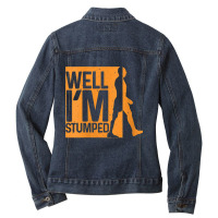 Womens Funny Amputee Disability Prosthetic Legs Amputated Men Women Ladies Denim Jacket | Artistshot