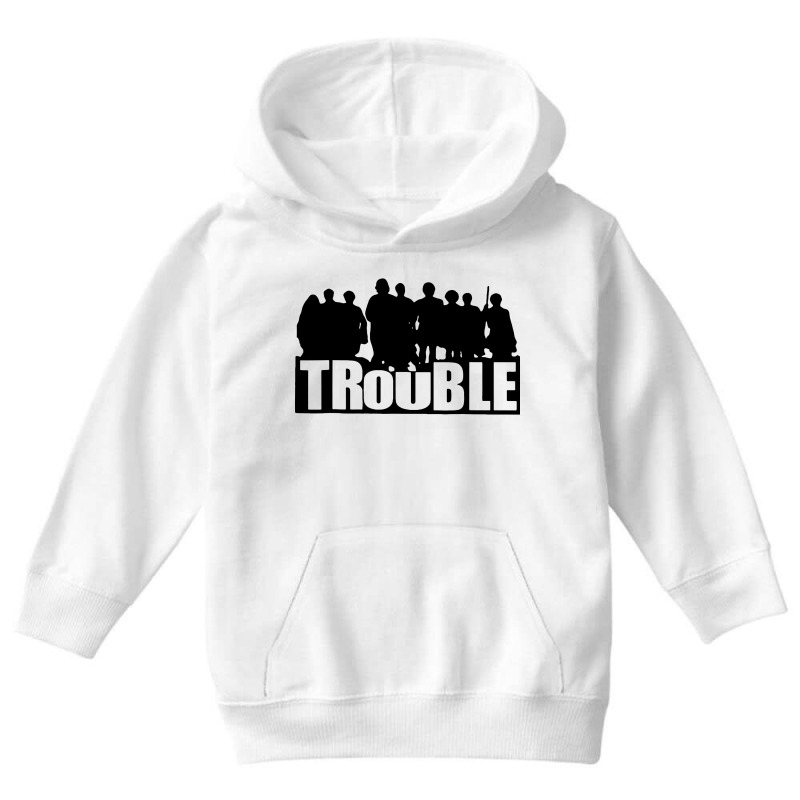 Trouble War Youth Hoodie by Woko Art | Artistshot