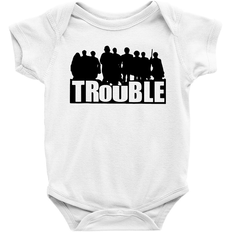 Trouble War Baby Bodysuit by Woko Art | Artistshot