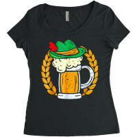 German Beer Festival Beer Drinker Oktoberfest Germany T Shirt Women's Triblend Scoop T-shirt | Artistshot