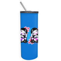 Cherry Blossom Twins Skinny Tumbler | Artistshot