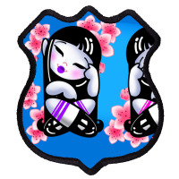 Cherry Blossom Twins Shield Patch | Artistshot