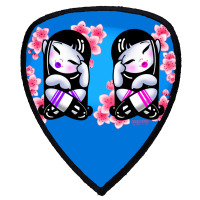 Cherry Blossom Twins Shield S Patch | Artistshot