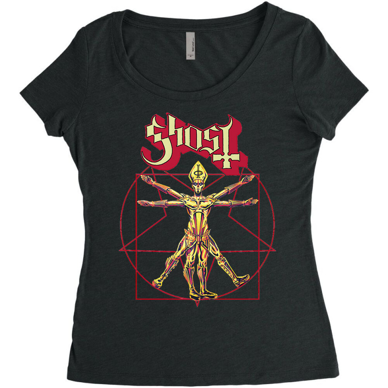 Ghost – Red Popestar Man Premium T Shirt Women's Triblend Scoop T-shirt by jaiahlowes | Artistshot