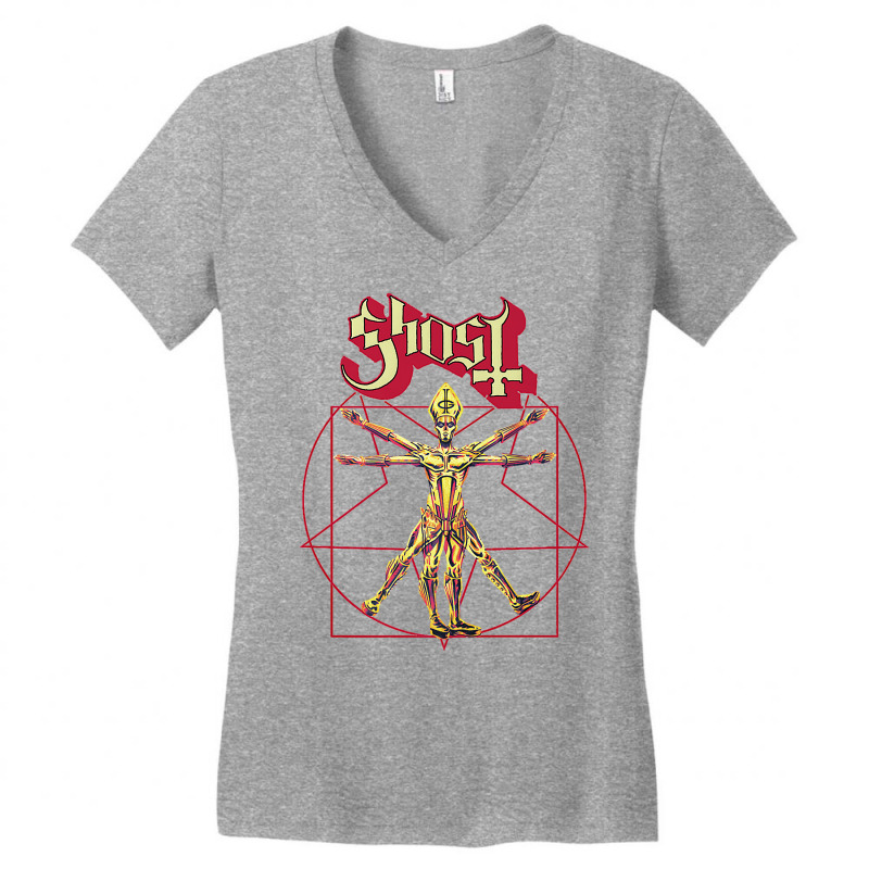 Ghost – Red Popestar Man Premium T Shirt Women's V-Neck T-Shirt by jaiahlowes | Artistshot