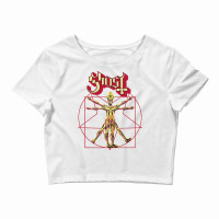 Ghost – Red Popestar Man Premium T Shirt Crop Top | Artistshot