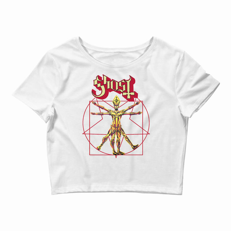 Ghost – Red Popestar Man Premium T Shirt Crop Top by jaiahlowes | Artistshot