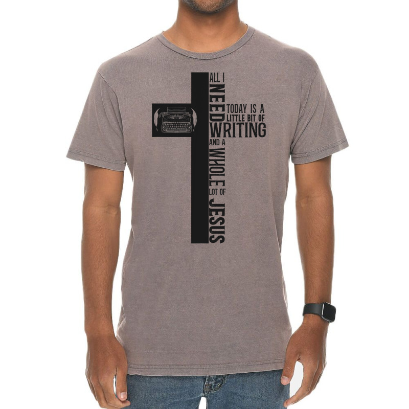 Christian Writing Faith Cross Jesus Novel Writer Published Author 164  Vintage T-Shirt by golferu | Artistshot