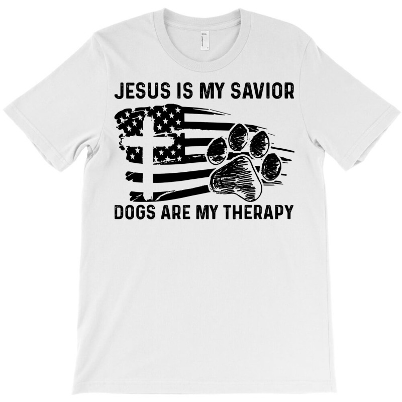 Christian Jesus Is My Savior Dogs Are My Therapy 404 Bibble Jesus T-Shirt by golferu | Artistshot