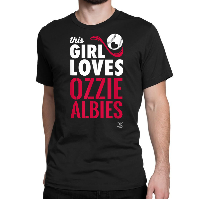 FanPrint Ozzie Albies This Girl Loves Gameday T-Shirt