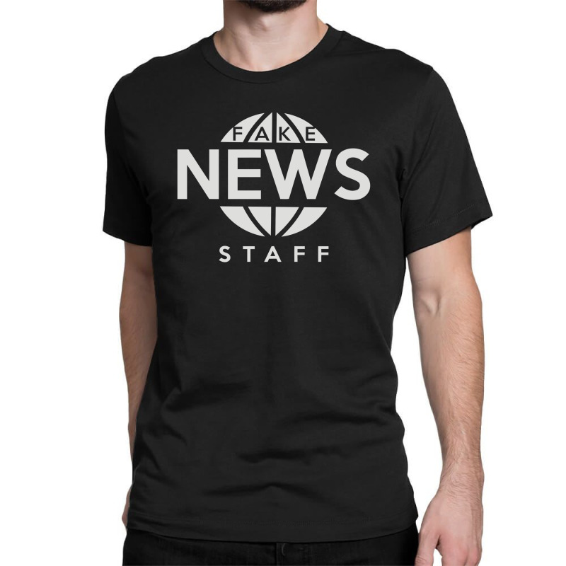 Fake News Staff Classic T-shirt. By Artistshot