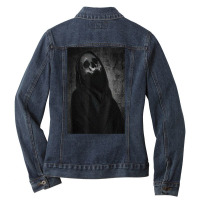 Occult Gothic Dark Satanic Unholy Witchcraft Grunge Emo Goth T Shirt Ladies Denim Jacket | Artistshot