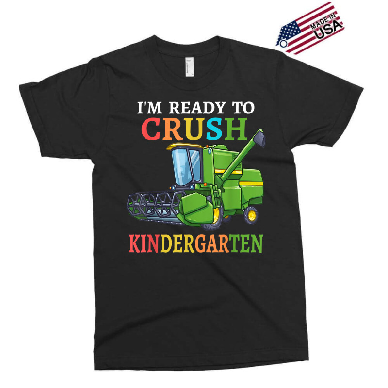 Kids Combine Harvester Back To School I'm Ready To Crush T Shirt Exclusive T-shirt by peersodshamiw8 | Artistshot