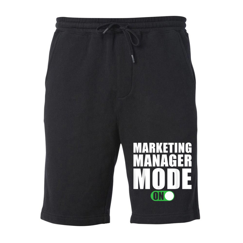 Marketing Manager Mode On Funny Marketing Manager T Shirt Fleece Short by peersodshamiw8 | Artistshot