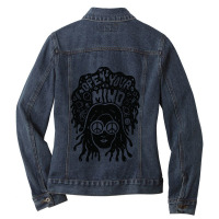 Open Your Mind Lover Gifts Ladies Denim Jacket | Artistshot