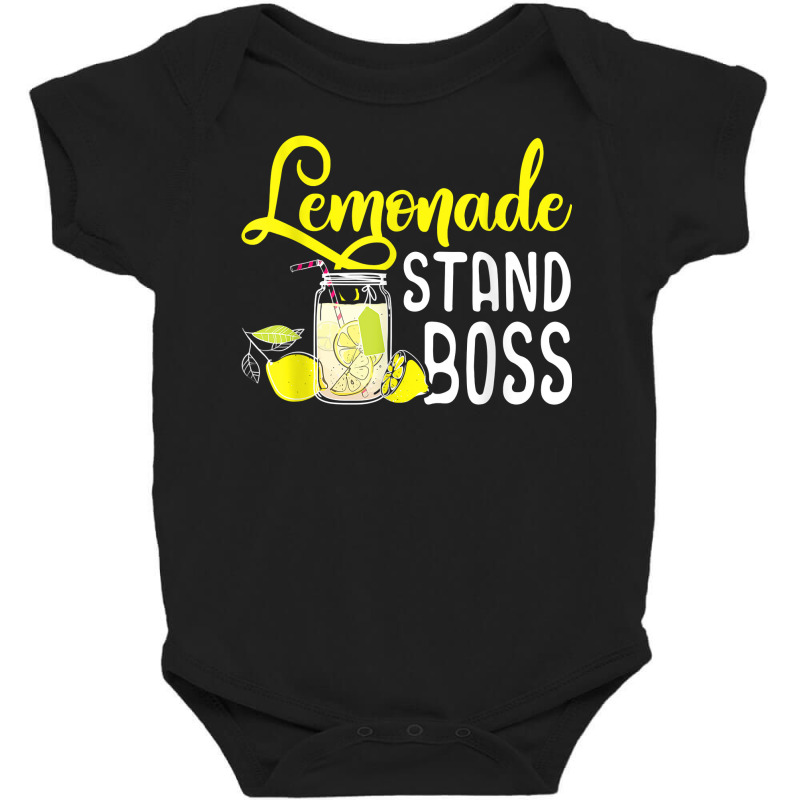 Lemonade Stand Boss Funny Lemon Juice Business T Shirt T Shirt Baby Bodysuit by BrunkeMiaysia | Artistshot