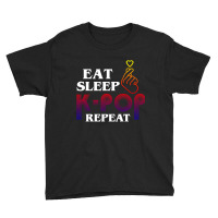 Eat Sleep K-pop Repeat For Dark Youth Tee | Artistshot