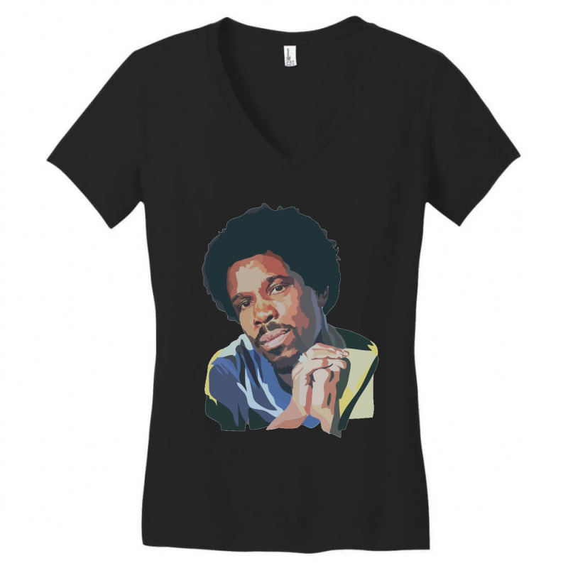 My Favorite People Billy Ocean Art Women's V-Neck T-Shirt by ArtistConner | Artistshot