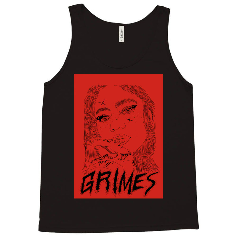 Painting Vintage Grimes Graphic Tank Top by ArtistConner | Artistshot