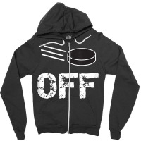 Funny Puck Off Ice Hockey Tank Top Zipper Hoodie | Artistshot