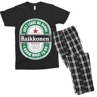 Kimi Beer Vintage Men's T-shirt Pajama Set | Artistshot