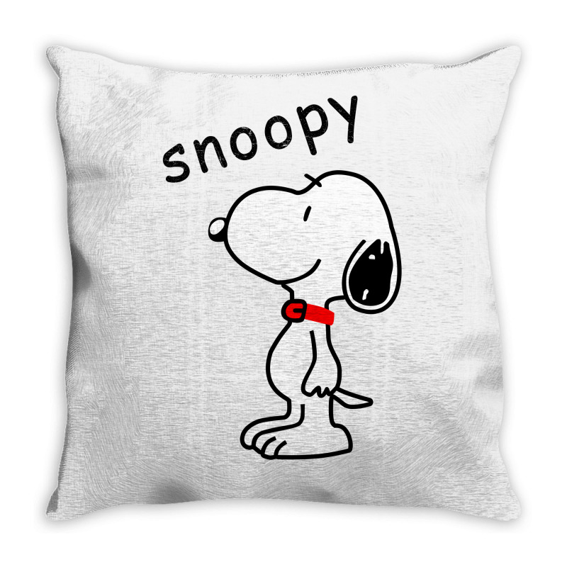 Funny Design Snoopy Throw Pillow | Artistshot