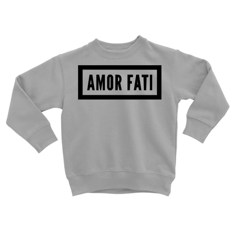 Amor Fati Pullover Hoodie Toddler Sweatshirt by husserllpr | Artistshot