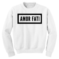 Amor Fati Pullover Hoodie Youth Sweatshirt | Artistshot