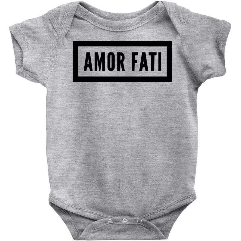 Amor Fati Pullover Hoodie Baby Bodysuit by husserllpr | Artistshot