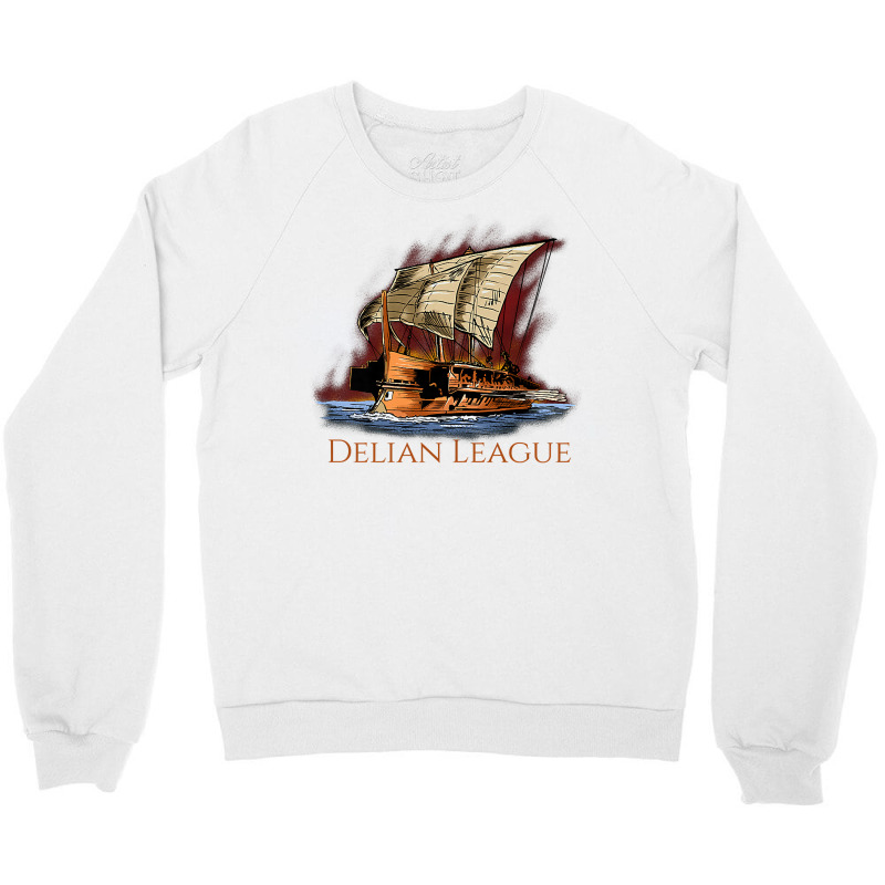 Ancient Greek History   Delian League   Athenian Trireme Premium T Shi Crewneck Sweatshirt | Artistshot