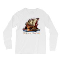 Ancient Greek History   Delian League   Athenian Trireme Premium T Shi Long Sleeve Shirts | Artistshot