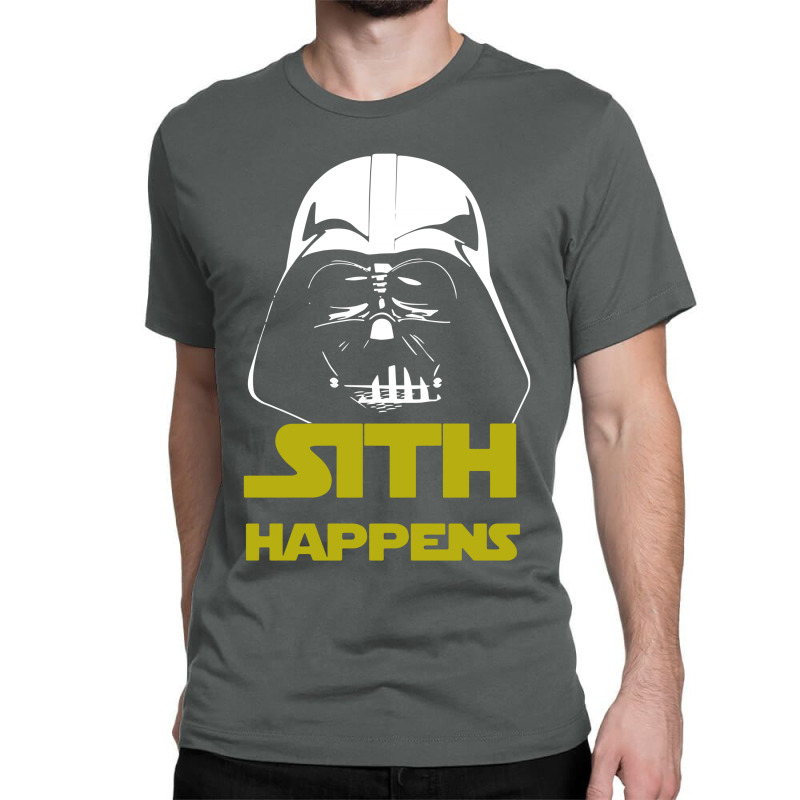 Classic Woman Men Wars T Artistshot For Funny Kids Sith Happens By T-shirt Art Shirt Quote Darth - Vader Custom Star Mdk