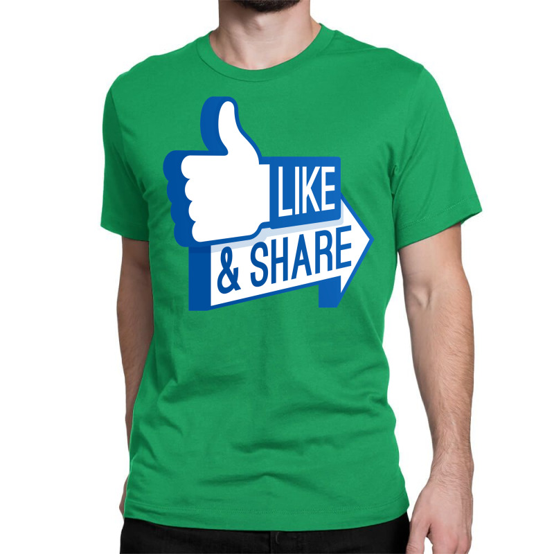 Facebook Classic T-shirt by manisah | Artistshot