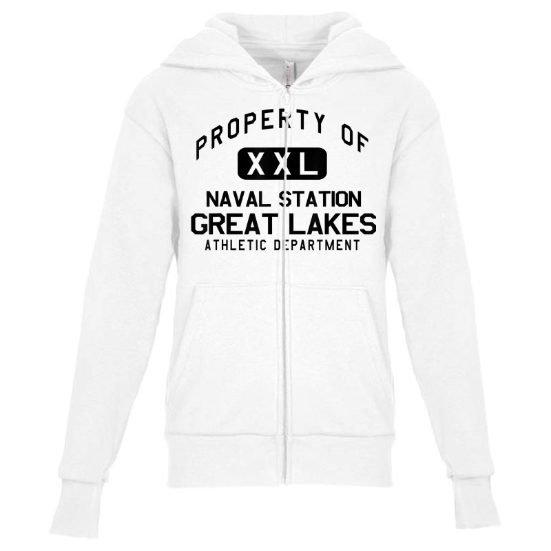 Property Of Naval Station Great Lakes Athletic Department T Shirt Youth Zipper Hoodie by kalerttjay | Artistshot