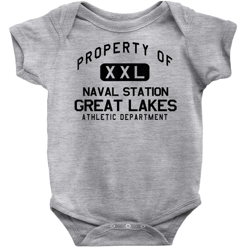 Property Of Naval Station Great Lakes Athletic Department T Shirt Baby Bodysuit by kalerttjay | Artistshot