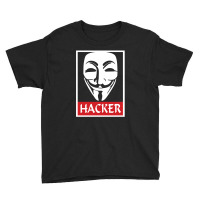 Anonymous Hacker Youth Tee | Artistshot