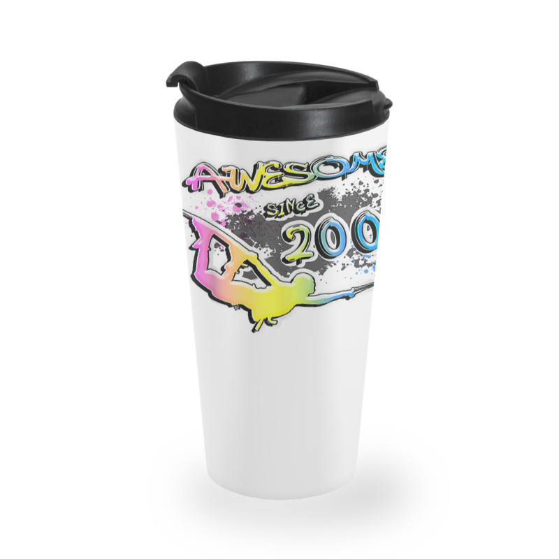 Awesome Since 2000. Wakeboard Lifestyle T Shirt Travel Mug | Artistshot