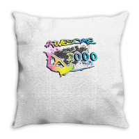 Awesome Since 2000. Wakeboard Lifestyle T Shirt Throw Pillow | Artistshot