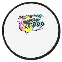 Awesome Since 2000. Wakeboard Lifestyle T Shirt Round Patch | Artistshot