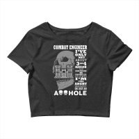 Combat Engineer Shirt I've Only Met About 3 Or 4 People Crop Top | Artistshot