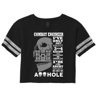 Combat Engineer Shirt I've Only Met About 3 Or 4 People Scorecard Crop Tee | Artistshot