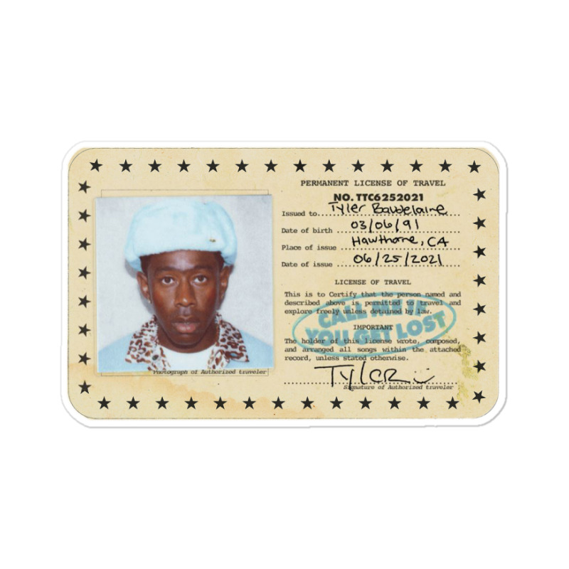 Tyler, the Creator outline Sticker for Sale by avachayse