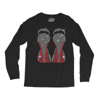 High Heels Red Sole Rhinestone Afro American Woman T Shirt Long Sleeve Shirts | Artistshot