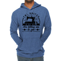 Sewing The Voices In My Head Are Telling Me To Sew 35 Quilting Lightweight Hoodie | Artistshot