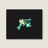 Mermaids Don T Have Thigh Gaps 22219656 Landscape Canvas Print | Artistshot