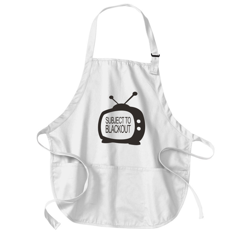 Subject To Blackout Medium-length Apron | Artistshot