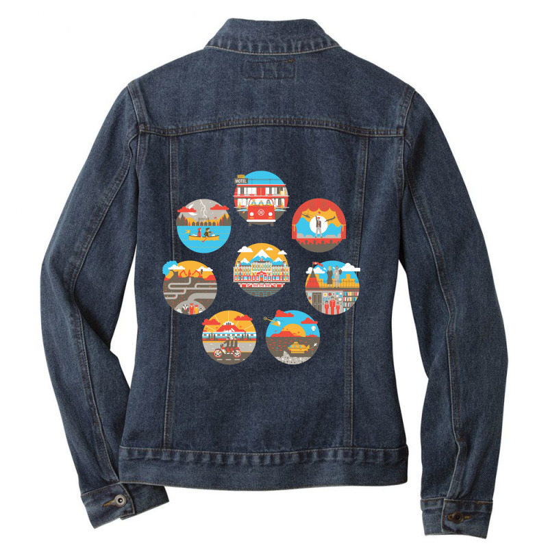 Retro Cartoon  American Films Funny Gifts Ladies Denim Jacket by Postifull-Decals | Artistshot