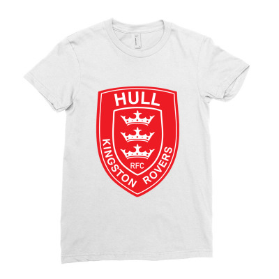 Hull Gifts, Kingston Rovers Ladies Fitted T-shirt Designed By Autumnmchavez99